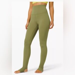 Brand new Lulu lemon size 4 align leggings - no tag beautiful green color